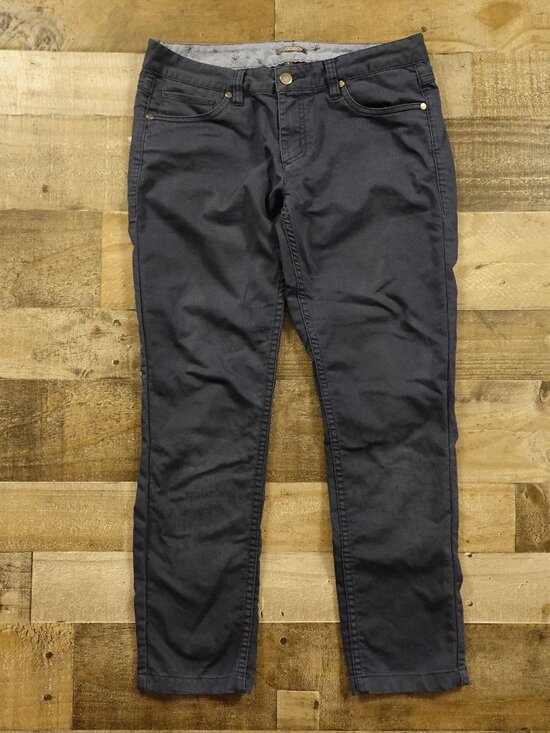 Toad&Co Pants - Toad & Co Silvie Skinny Jean Women’s 8 Navy Organic Stretch Denim Work Pant Fair
